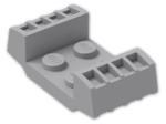 LEGO® Brick: Plate 2 x 2 With Raised Grilles 41862 | Color: Medium Stone Grey