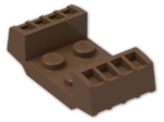 LEGO® Stein: Plate 2 x 2 With Raised Grilles 41862 | Farbe: Brown