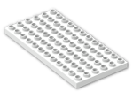 LEGO® Stein: Duplo Plate 6 x 12 4196 | Farbe: White