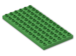LEGO® Brick: Duplo Plate 6 x 12 4196 | Color: Bright Green