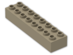 LEGO® Stein: Duplo Brick 2 x 8 4199 | Farbe: Sand Yellow