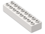 LEGO® Brick: Duplo Brick 2 x 8 4199 | Color: Light Stone Grey