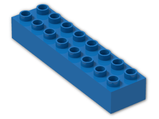 LEGO® Stein: Duplo Brick 2 x 8 4199 | Farbe: Bright Blue