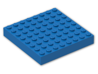 LEGO® Brick: Brick 8 x 8 4201 | Color: Bright Blue