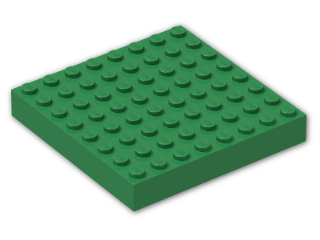 LEGO® Stein: Brick 8 x 8 4201 | Farbe: Dark Green