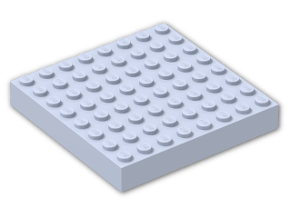 LEGO® Brick: Brick 8 x 8 4201 | Color: Light Bluish Violet