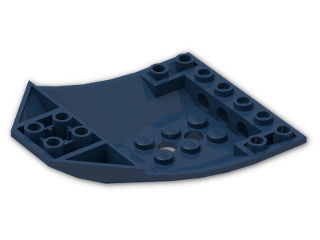 LEGO® Brick: Wedge 6 x 8 x 2 Triple Inverted 42021 | Color: Earth Blue