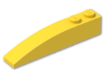 LEGO® Brick: Slope Brick Curved 6 x 1 42022 | Color: Bright Yellow