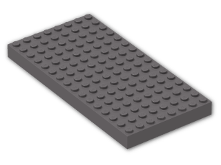 LEGO® Stein: Brick 8 x 16 4204 | Farbe: Dark Stone Grey