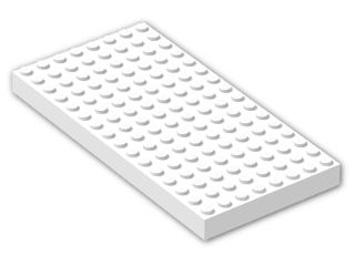 LEGO® Stein: Brick 8 x 16 4204 | Farbe: White