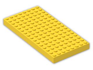 LEGO® Brick: Brick 8 x 16 4204 | Color: Bright Yellow