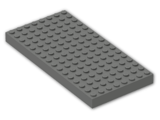 LEGO® Brick: Brick 8 x 16 4204 | Color: Dark Grey