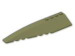 LEGO® Brick: Wedge 12 x 3 x 1 Double Rounded Left 42061 | Color: Olive Green