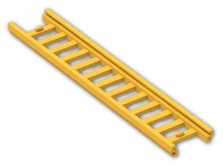 LEGO® Brick: Ladder 2.5 x 14 4207 | Color: Flame Yellowish Orange
