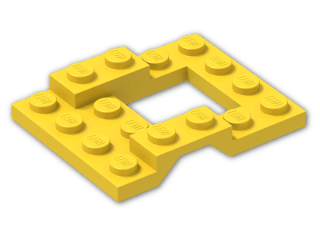 LEGO® Brick: Car Base 4 x 5 4211 | Color: Bright Yellow