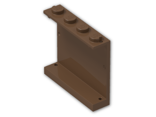 LEGO® Stein: Panel 1 x 4 x 3 4215a | Farbe: Brown