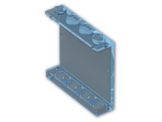 LEGO® Brick: Panel 1 x 4 x 3 4215a | Color: Transparent Light Blue