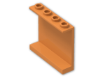 LEGO® Brick: Panel 1 x 4 x 3 with Hollow Studs 4215b | Color: Bright Orange