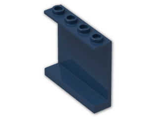 LEGO® Brick: Panel 1 x 4 x 3 with Hollow Studs 4215b | Color: Earth Blue