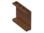 LEGO® Brick: Panel 1 x 4 x 3 with Hollow Studs 4215b | Color: Reddish Brown