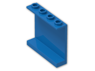 LEGO® Stein: Panel 1 x 4 x 3 with Hollow Studs 4215b | Farbe: Bright Blue