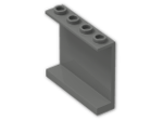 LEGO® Stein: Panel 1 x 4 x 3 with Hollow Studs 4215b | Farbe: Dark Grey