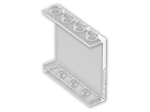 LEGO® Brick: Panel 1 x 4 x 3 with Hollow Studs 4215b | Color: Transparent