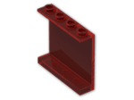 LEGO® Brick: Panel 1 x 4 x 3 with Hollow Studs 4215b | Color: Transparent Red