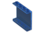 LEGO® Brick: Panel 1 x 4 x 3 with Hollow Studs 4215b | Color: Transparent Blue