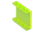 LEGO® Stein: Panel 1 x 4 x 3 with Hollow Studs 4215b | Farbe: Transparent Fluorescent Green