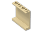 LEGO® Brick: Panel 1 x 4 x 3 with Hollow Studs 4215b | Color: Brick Yellow