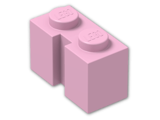 LEGO® Stein: Brick 1 x 2 with Groove 4216 | Farbe: Light Purple