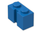 LEGO® Stein: Brick 1 x 2 with Groove 4216 | Farbe: Bright Blue