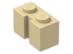 LEGO® Stein: Brick 1 x 2 with Groove 4216 | Farbe: Brick Yellow