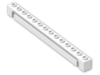 LEGO® Stein: Brick 1 x 14 with Groove 4217 | Farbe: White