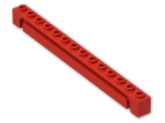 LEGO® Brick: Brick 1 x 14 with Groove 4217 | Color: Bright Red