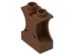 LEGO® Stein: Duplo Brick 1 x 2 x 2 with Scooped Sides 42234 | Farbe: Reddish Brown