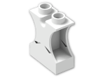 LEGO® Brick: Duplo Brick 1 x 2 x 2 with Scooped Sides 42234 | Color: White