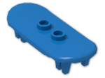 LEGO® Brick: Minifig Skateboard with Four Wheel Clips 42511 | Color: Bright Blue