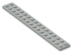 LEGO® Stein: Plate 2 x 16 4282 | Farbe: Grey