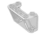 LEGO® Brick: Windscreen 2 x 4 x 2 Inverted 4284 | Color: Transparent