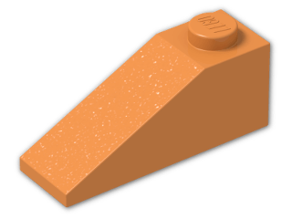 LEGO® Brick: Slope Brick 33 3 x 1 4286 | Color: Bright Orange