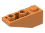 LEGO® Brick: Slope Brick 33 3 x 1 Inverted 4287 | Color: Bright Orange