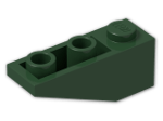 LEGO® Brick: Slope Brick 33 3 x 1 Inverted 4287 | Color: Earth Green