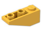 LEGO® Brick: Slope Brick 33 3 x 1 Inverted 4287 | Color: Flame Yellowish Orange