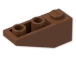 LEGO® Brick: Slope Brick 33 3 x 1 Inverted 4287 | Color: Reddish Brown