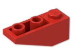LEGO® Brick: Slope Brick 33 3 x 1 Inverted 4287 | Color: Bright Red