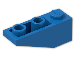 LEGO® Stein: Slope Brick 33 3 x 1 Inverted 4287 | Farbe: Bright Blue