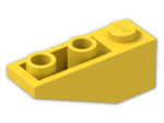 LEGO® Brick: Slope Brick 33 3 x 1 Inverted 4287 | Color: Bright Yellow