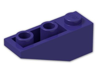 LEGO® Stein: Slope Brick 33 3 x 1 Inverted 4287 | Farbe: Medium Lilac